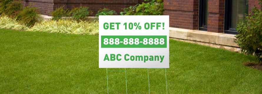 Yard Signs for local marketing